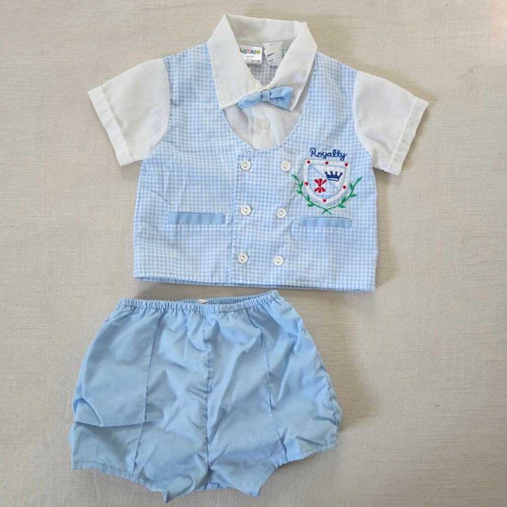 Vintage Royalty Baby Set 3-6 months